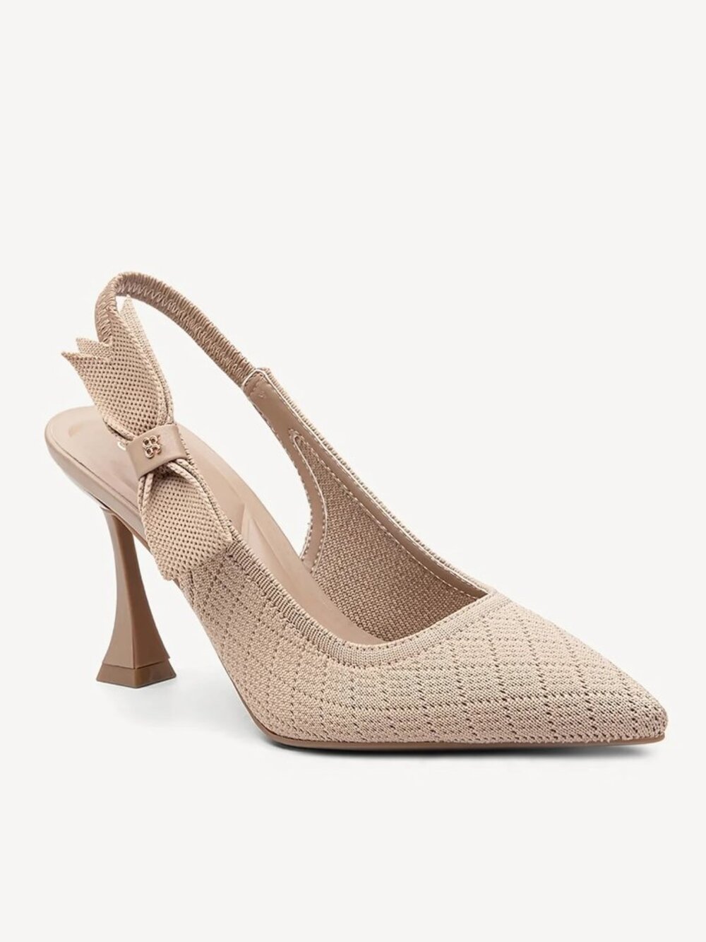 EverLush Bowknot Pointed Toe Heeled Slingback
